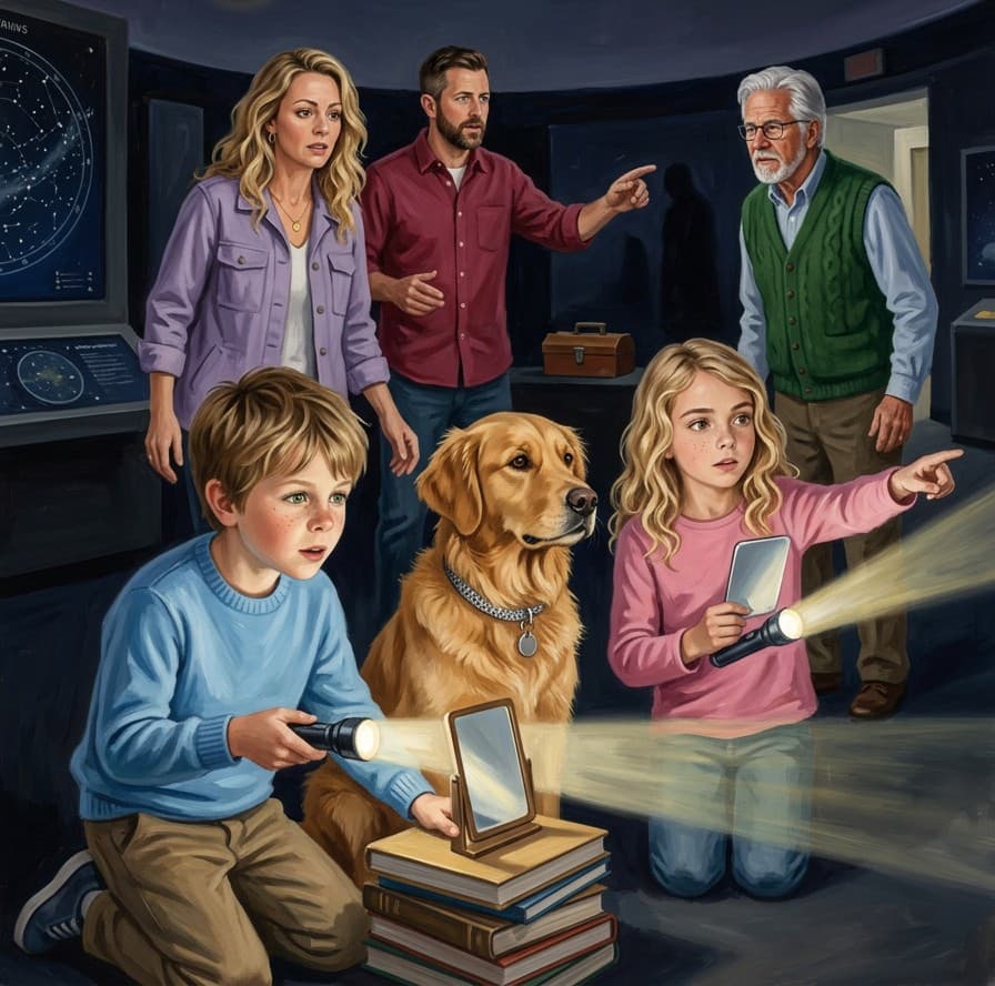 An illustration from The Starlight Signal Mission, a real BespokeTales book