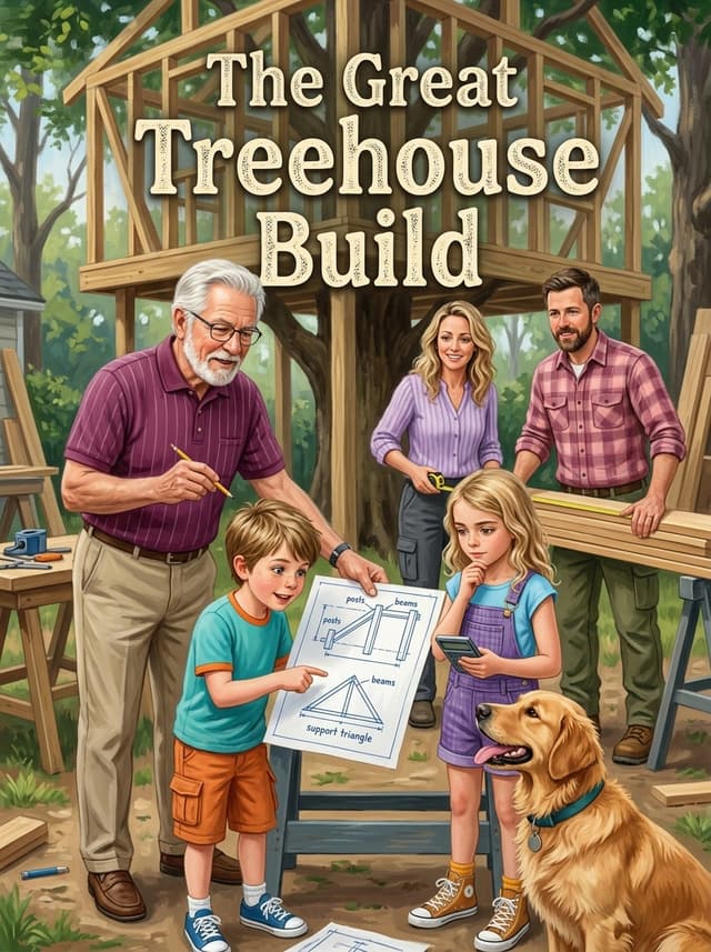 The Great Treehouse Build β sample book cover