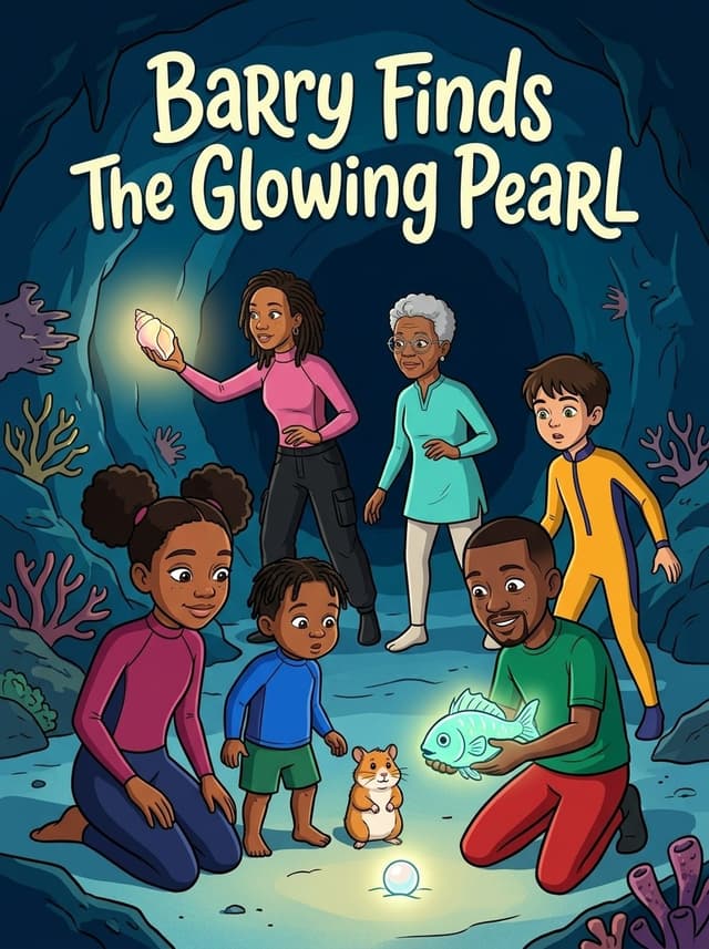 Barry Finds The Glowing Pearl — sample book cover