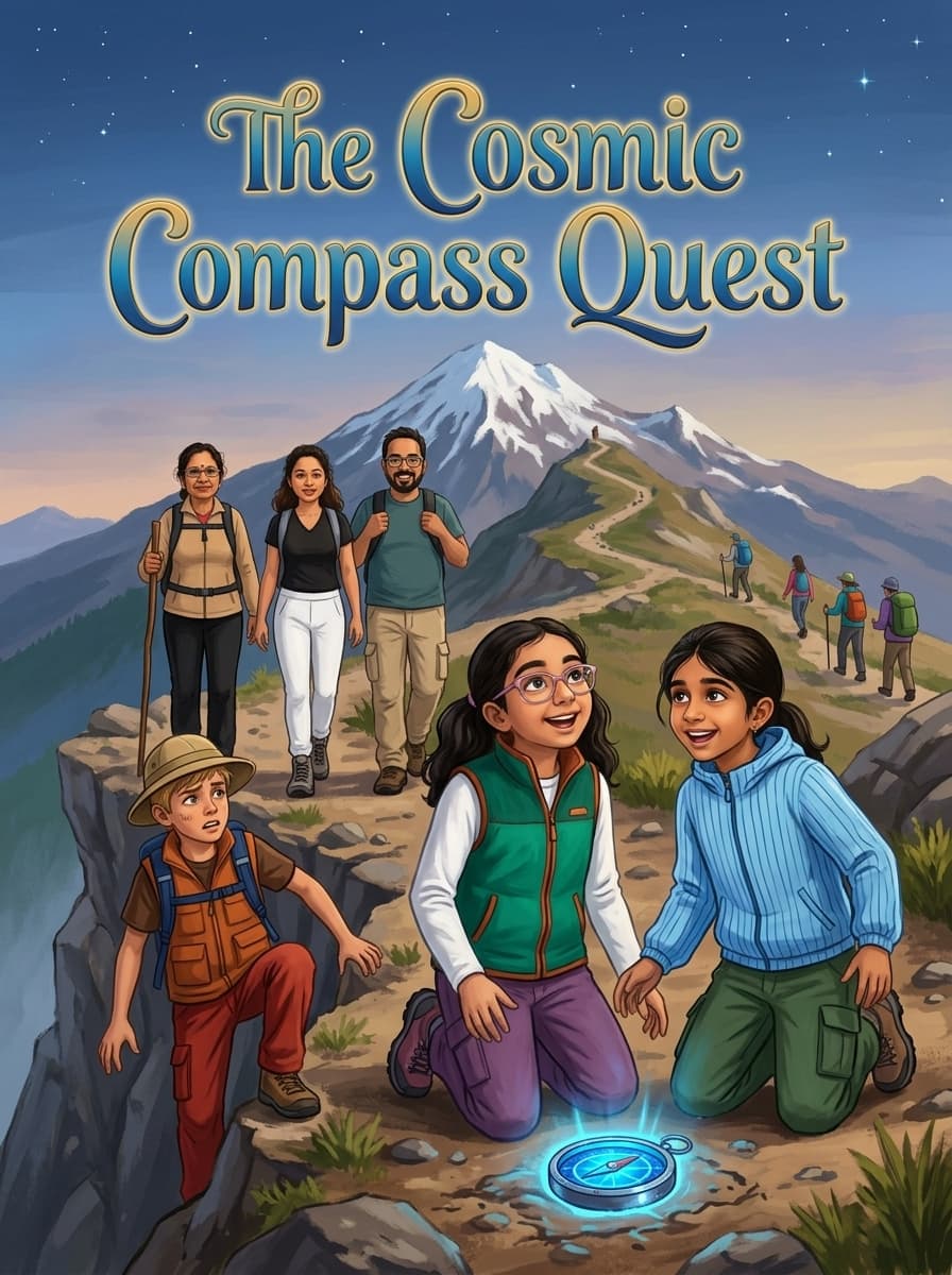 The Cosmic Compass Quest β a real BespokeTales book cover