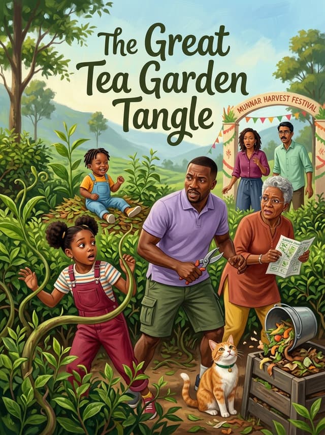 The Great Tea Garden Tangle — sample book cover